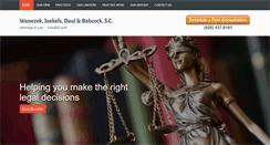 Desktop Screenshot of lawyersgreenbay.com